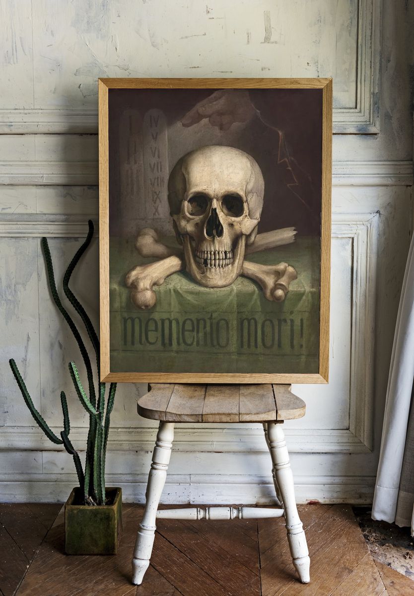 Memento Mori — Fine Art Print. — room view 1