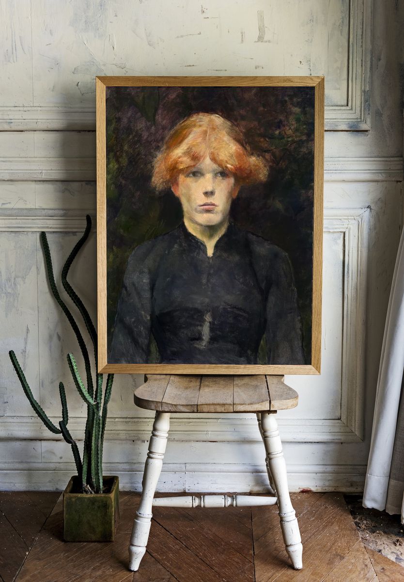 Portrait of a Young Girl — Fine Art Print room preview