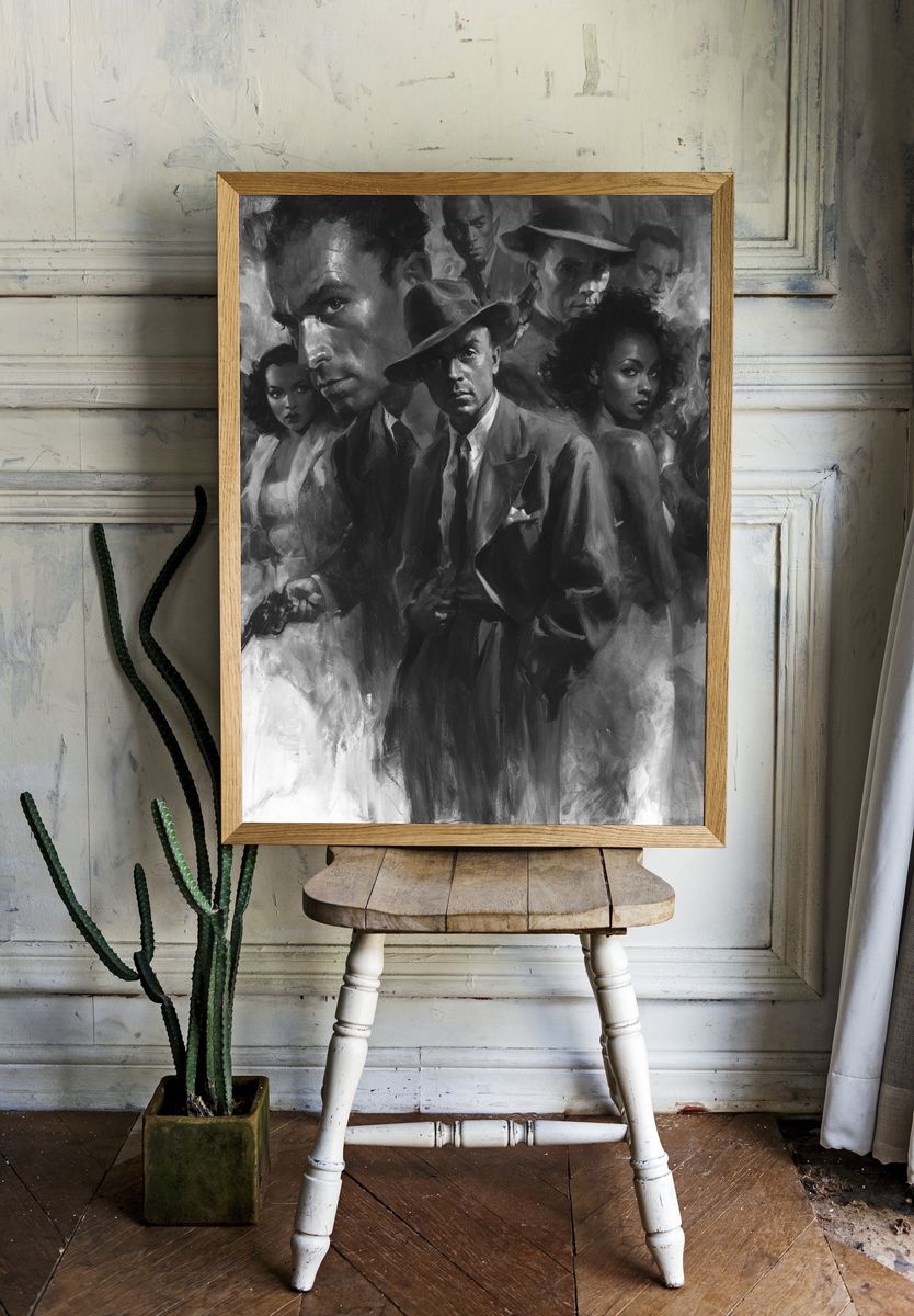 Noir Gangster Ensemble Poster. — room view 1