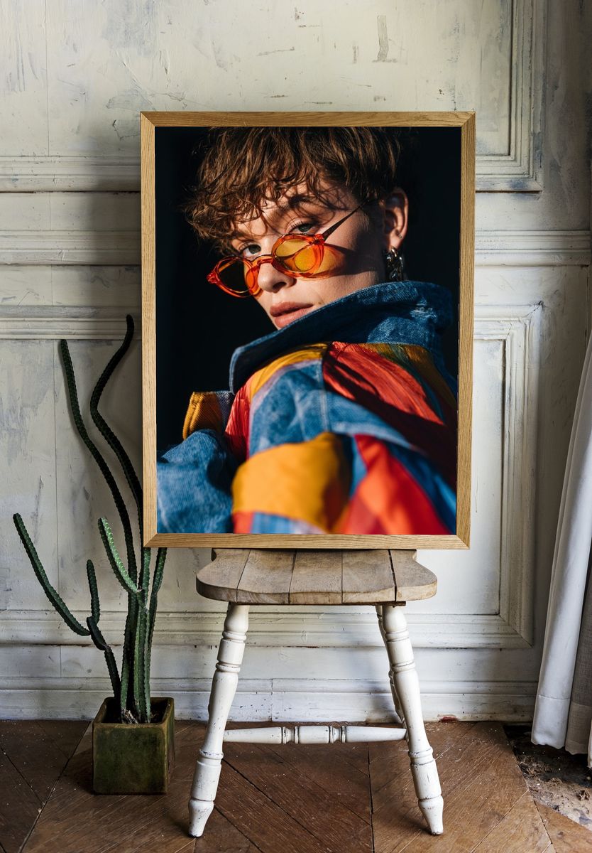 Fashion Portrait Poster. — room view 1