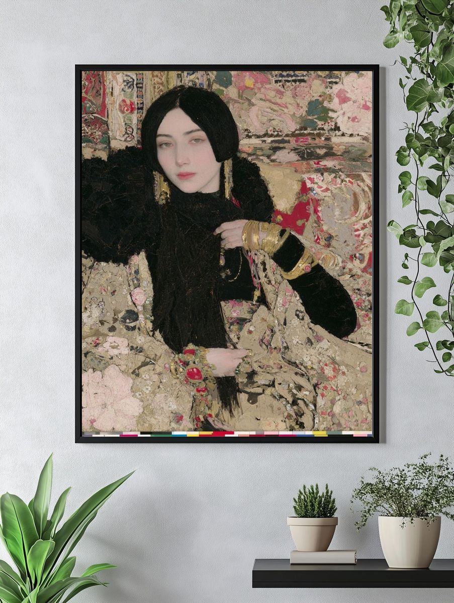 Elegant Portrait Fine-Art Poster. — room view 4