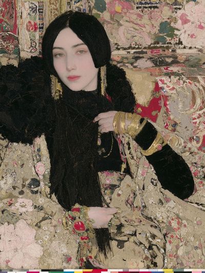 Elegant Portrait Fine-Art Poster.