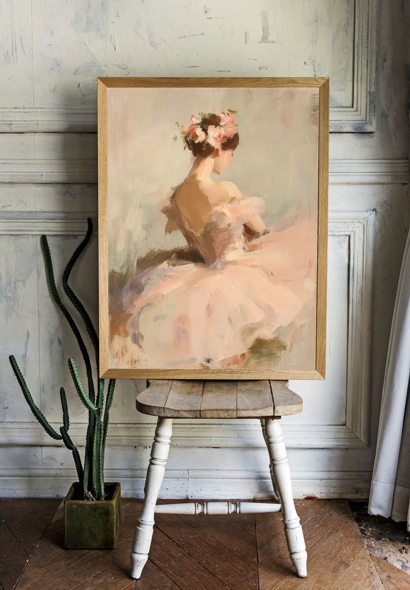 Ballerina in Bloom Fine-Art Print room preview
