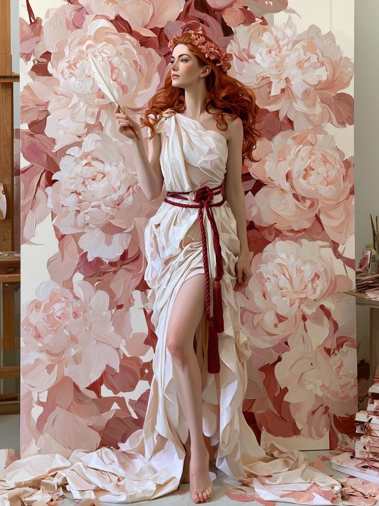 Floral Muse Fine-Art Poster. poster — fine-art art