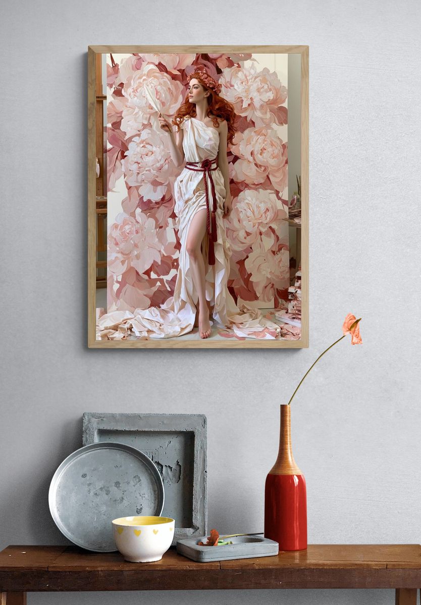 Floral Muse Fine-Art Poster. — room view 3