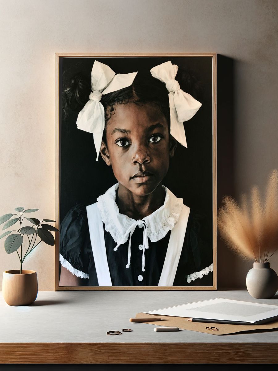 Portrait of a Girl Fine-Art Print. — room view 2