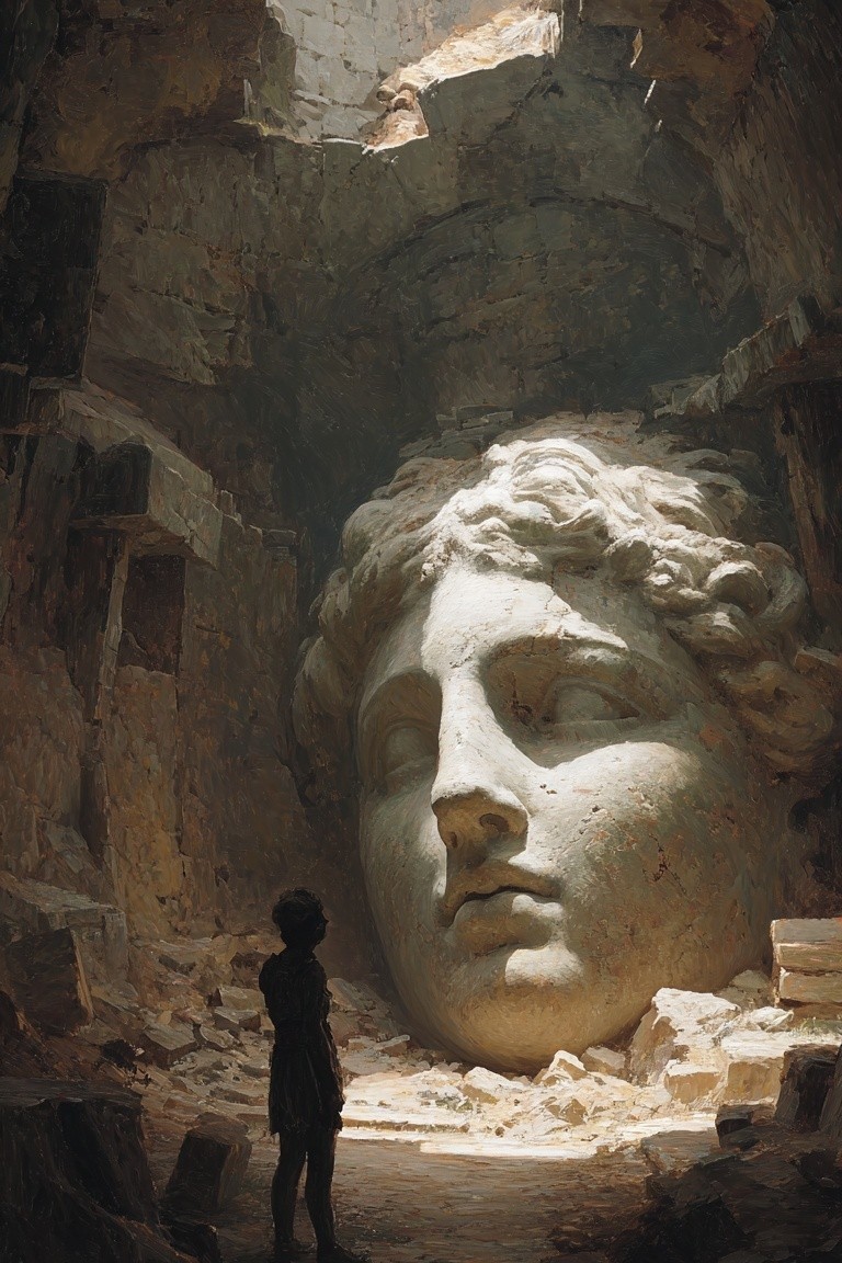 Ancient Ruins — Fine Art Print. poster — fine-art art