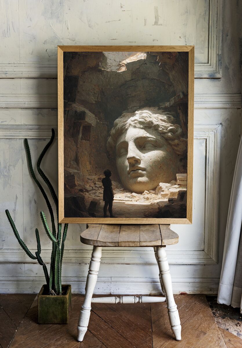 Ancient Ruins — Fine Art Print. — room view 1
