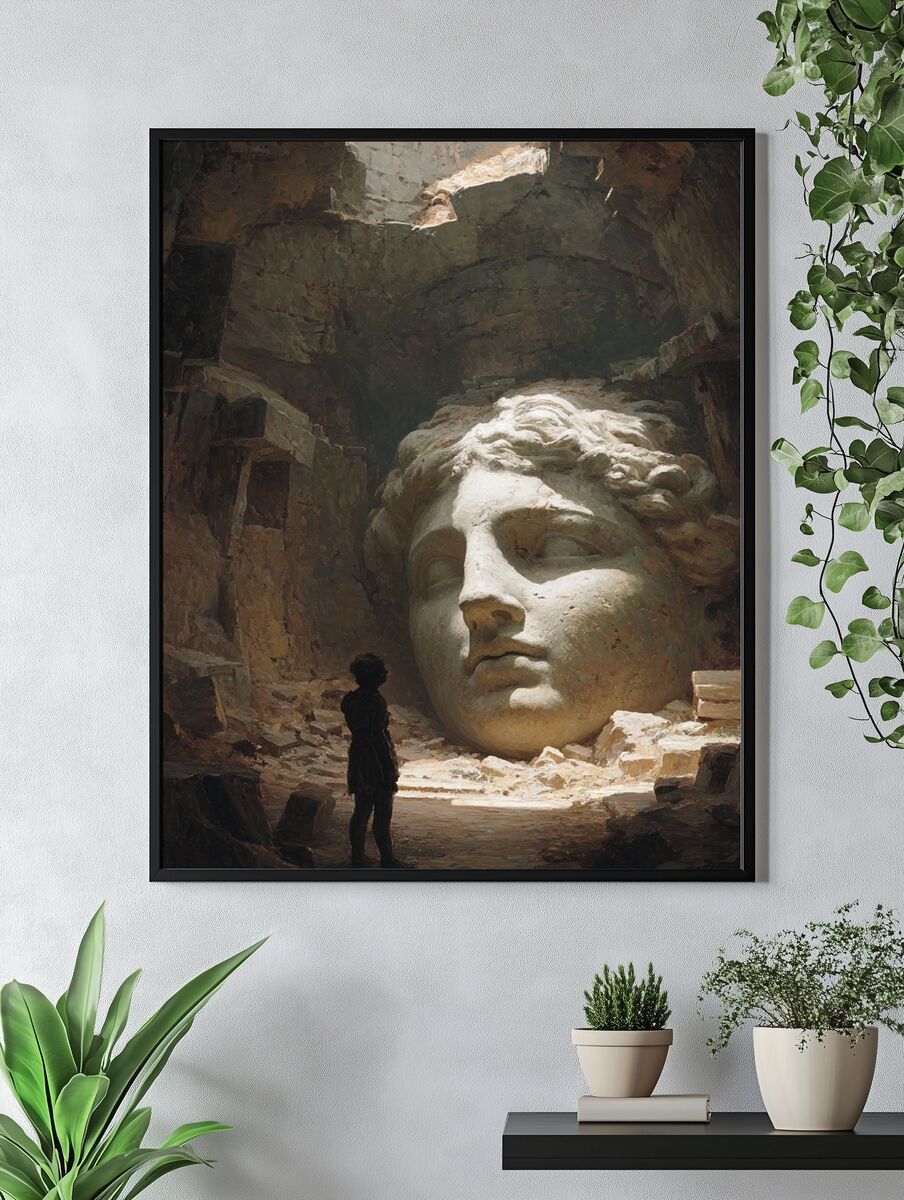 Ancient Ruins — Fine Art Print. — room view 4