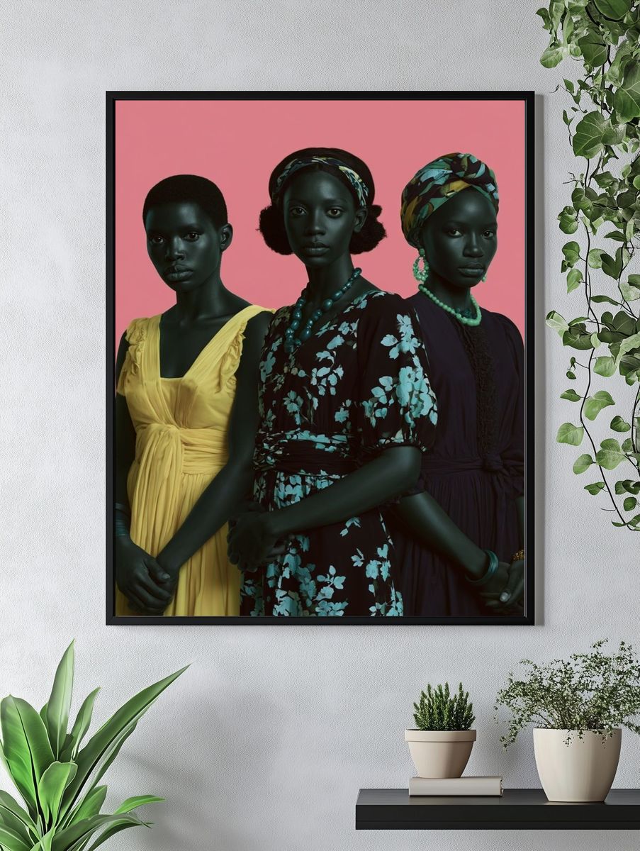 Fashion Portrait Photography Poster. — room view 4