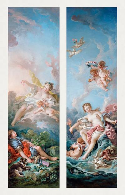 Francois Boucher 's Aurora Cephalus. poster print