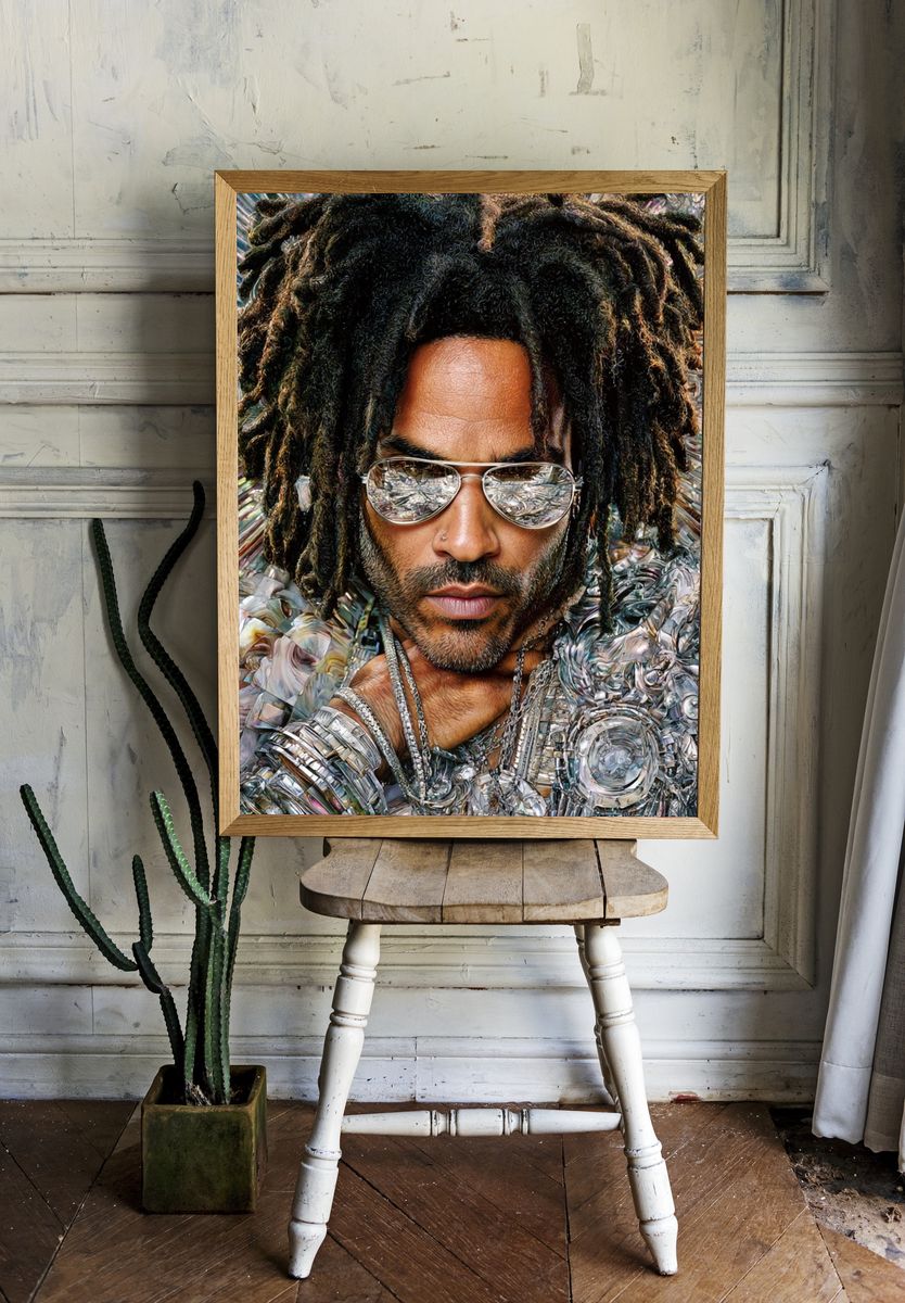 Stylish Portrait Fine-Art Print. — room view 1