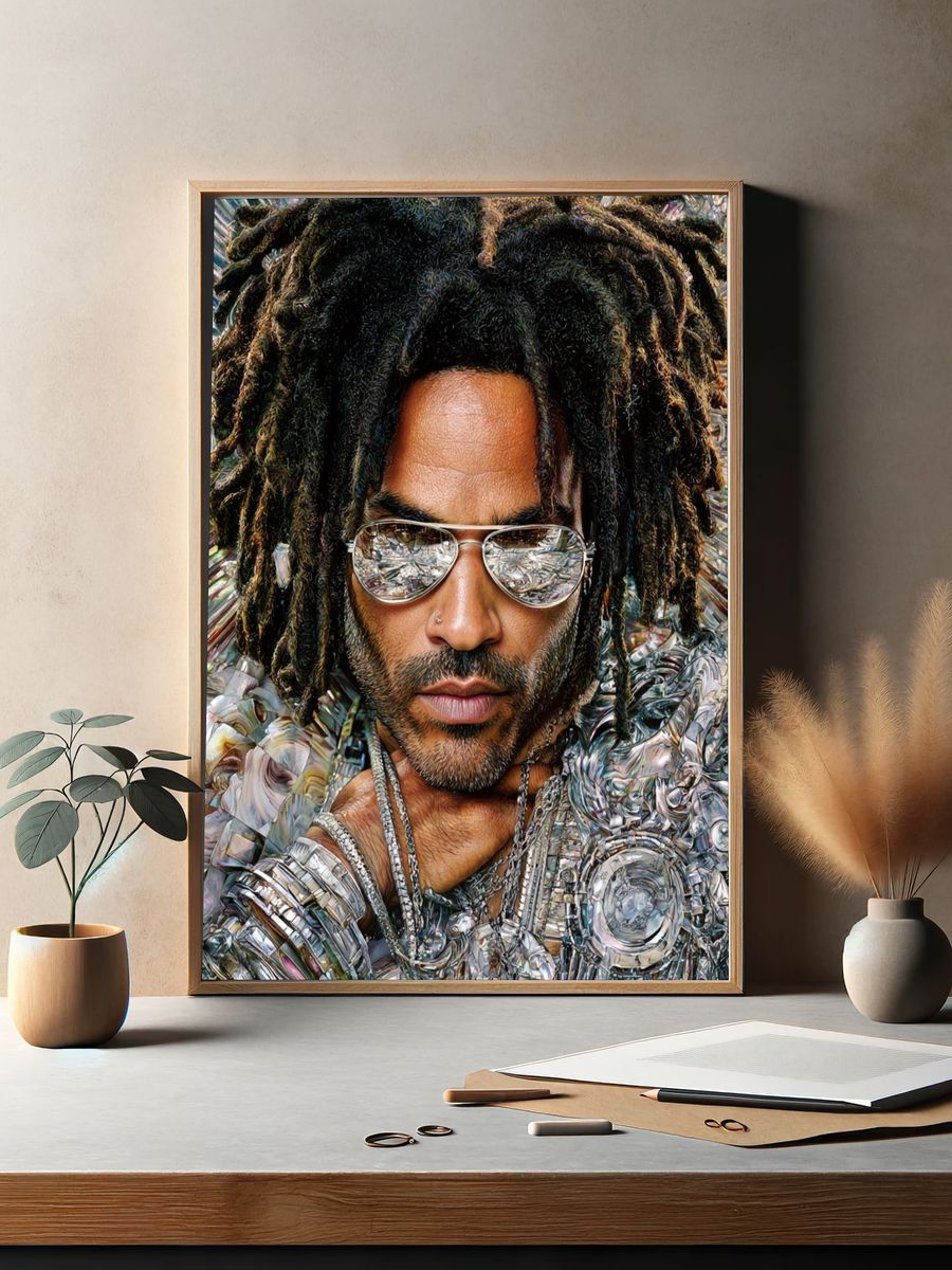Stylish Portrait Fine-Art Print. — room view 2