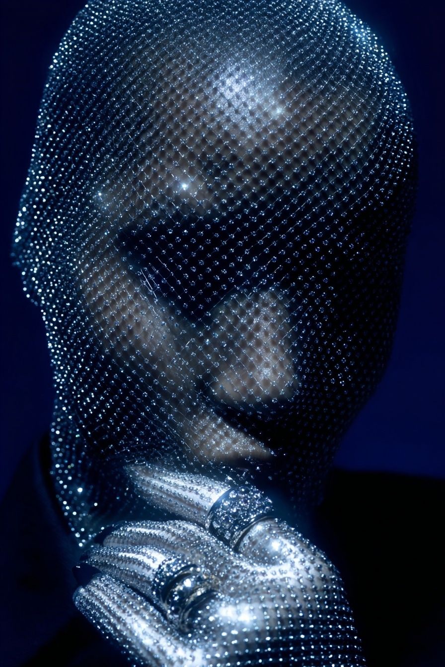 Shimmering Elegance — Fashion Photography Print. poster — photography art