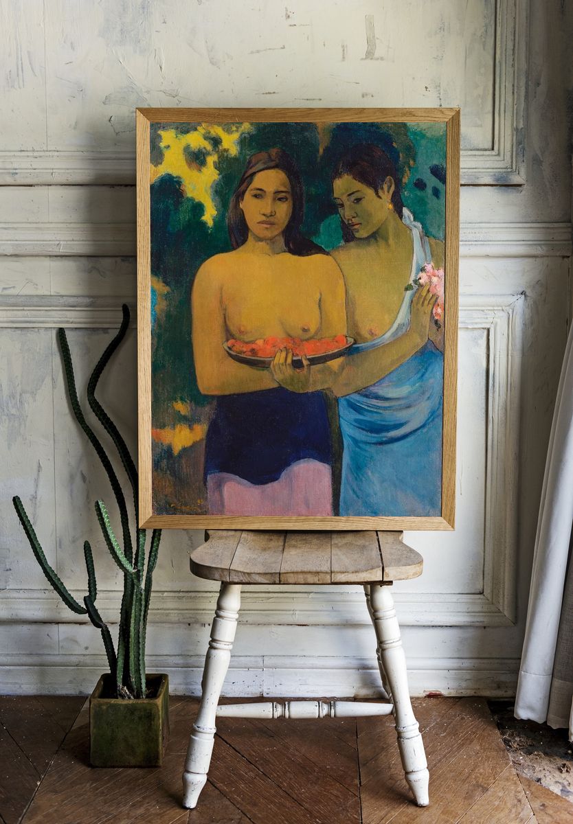 Two Tahitian Women Fine-Art Print room preview