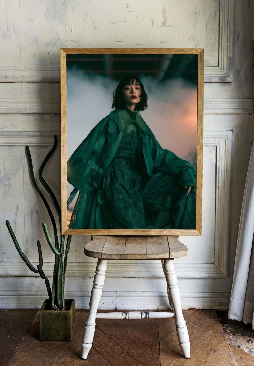 Fashion Portrait Poster. — room view 1