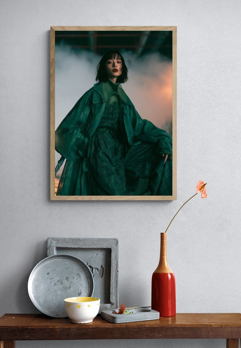 Fashion Portrait Poster. — room view 3