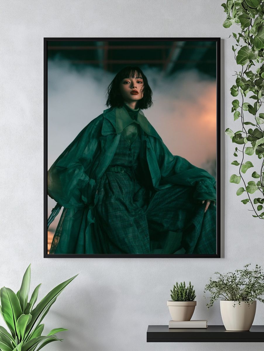 Fashion Portrait Poster. — room view 4