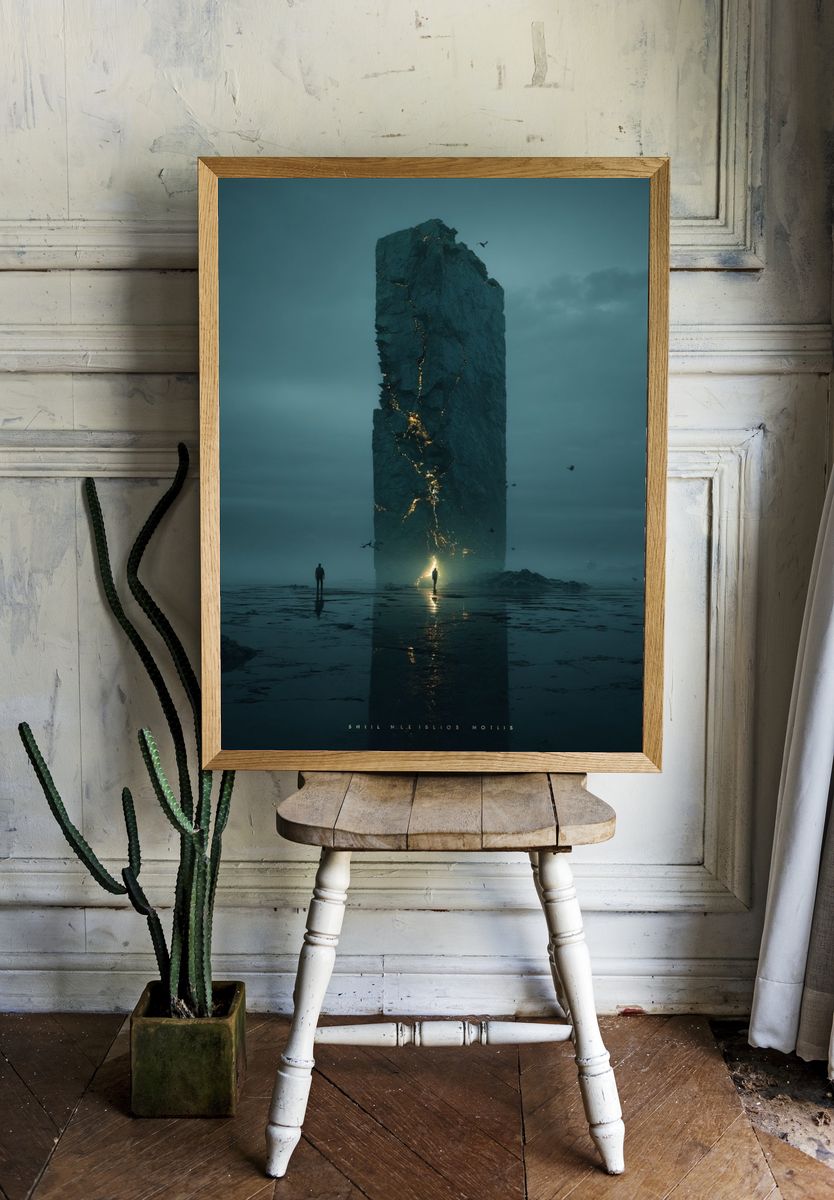 Mysterious Monolith — Fine Art Print room preview