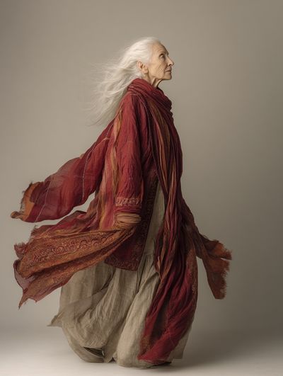 Graceful Elder Woman