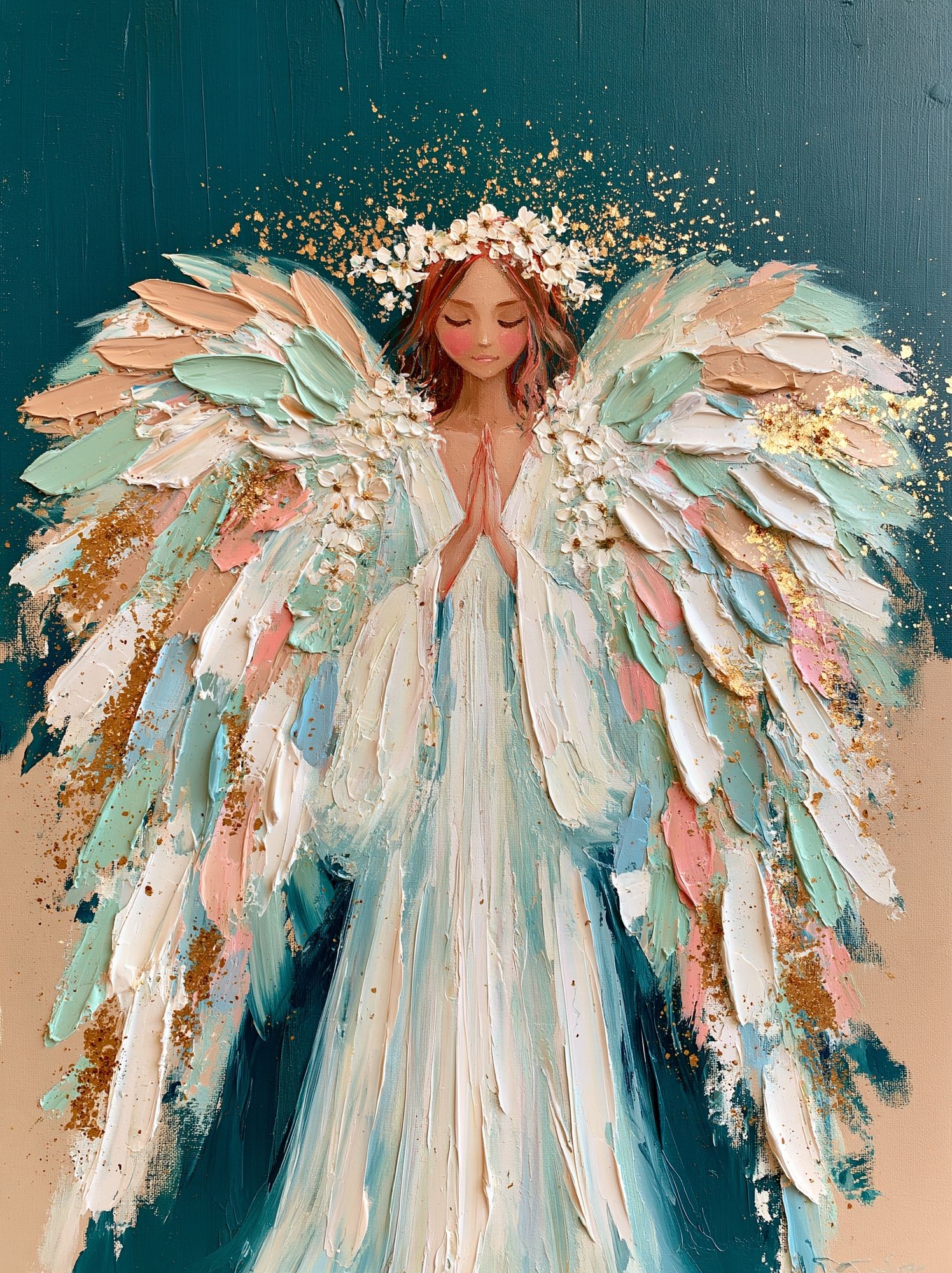 Celestial Angel Fine-Art Poster. poster detail