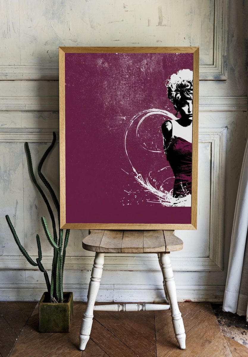 Marilyn Pop-Art Poster. room preview