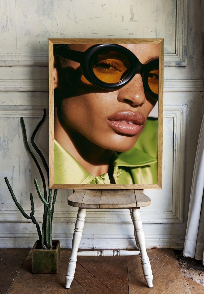 Fashion Portrait Photography Poster. — room view 1