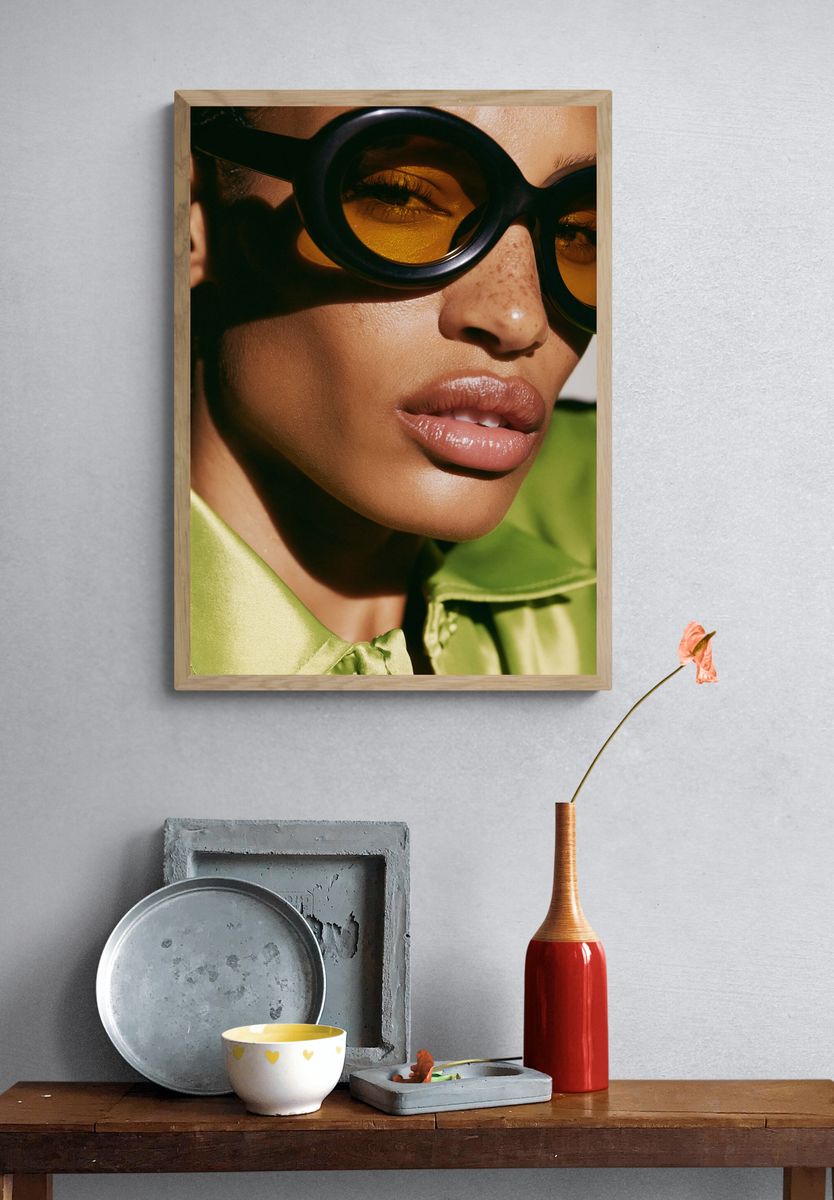 Fashion Portrait Photography Poster. — room view 3