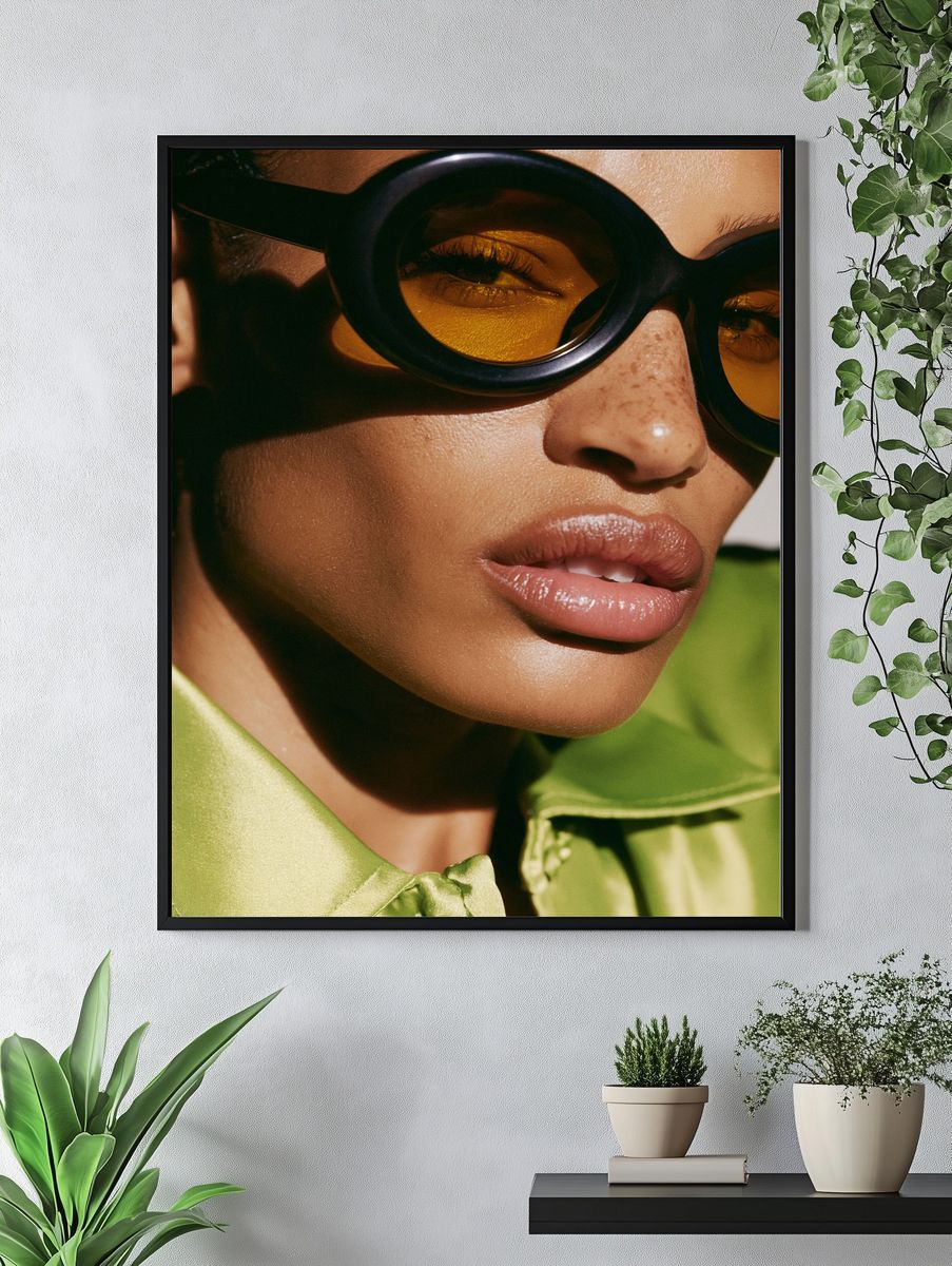 Fashion Portrait Photography Poster. — room view 4