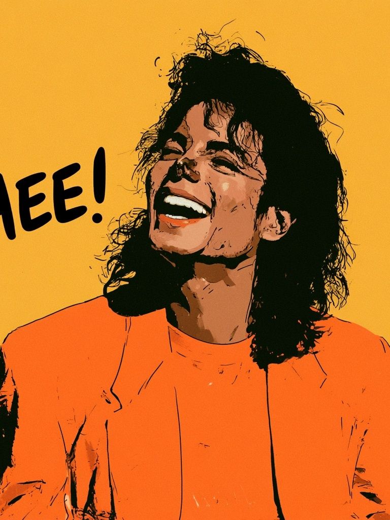 Michael Jackson Hee! Pop Art Poster. poster — fine-art art