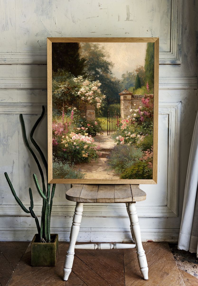 Garden Gate — Fine Art Print room preview