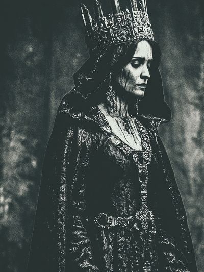 Gothic Queen Portrait Print. poster