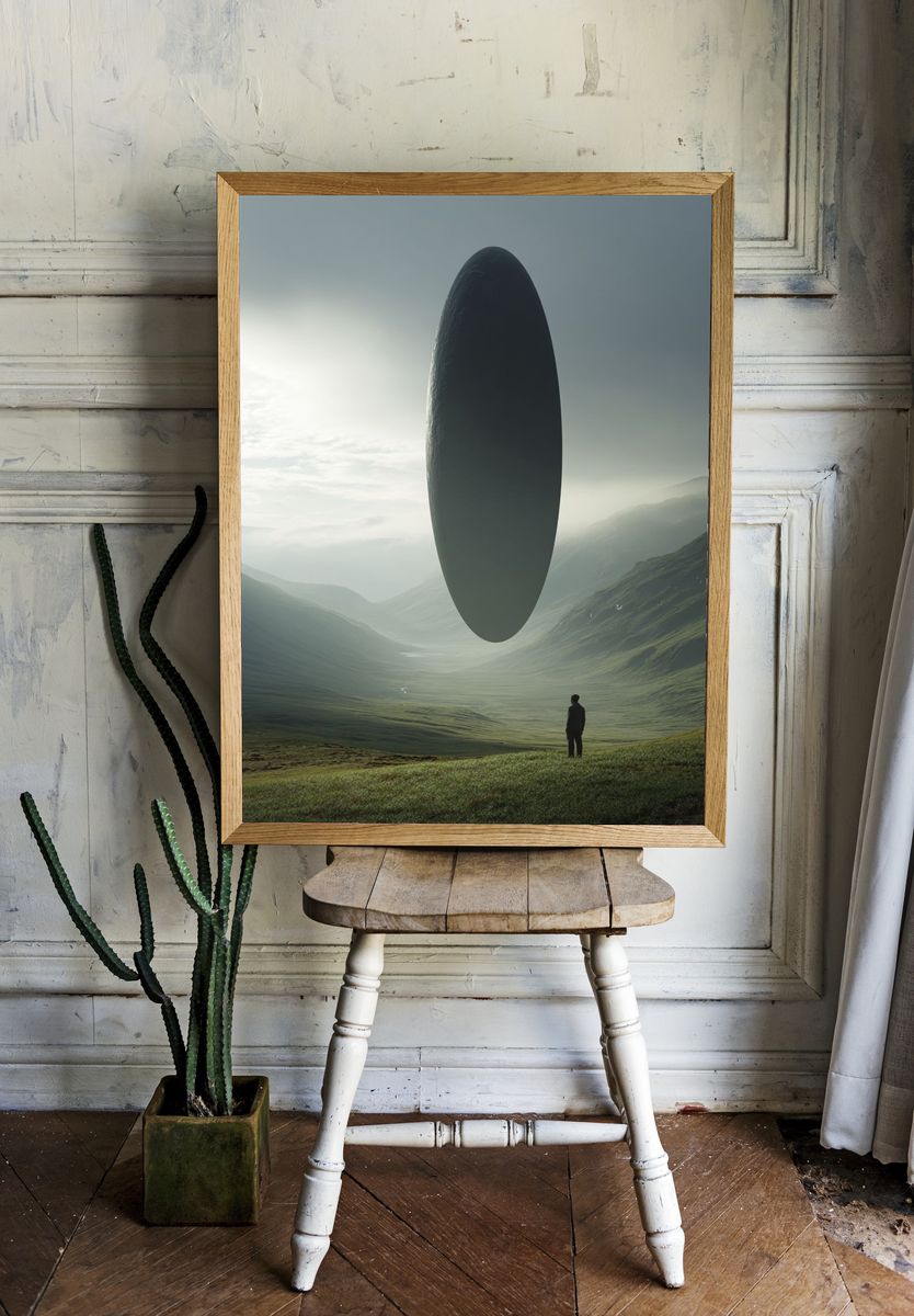 Mysterious Monolith — Surrealism Print room preview
