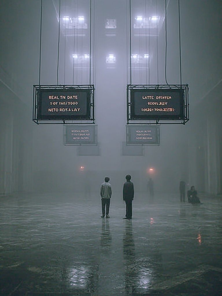 Mysterious Foggy Space — Fine Art Print. poster — fine-art art