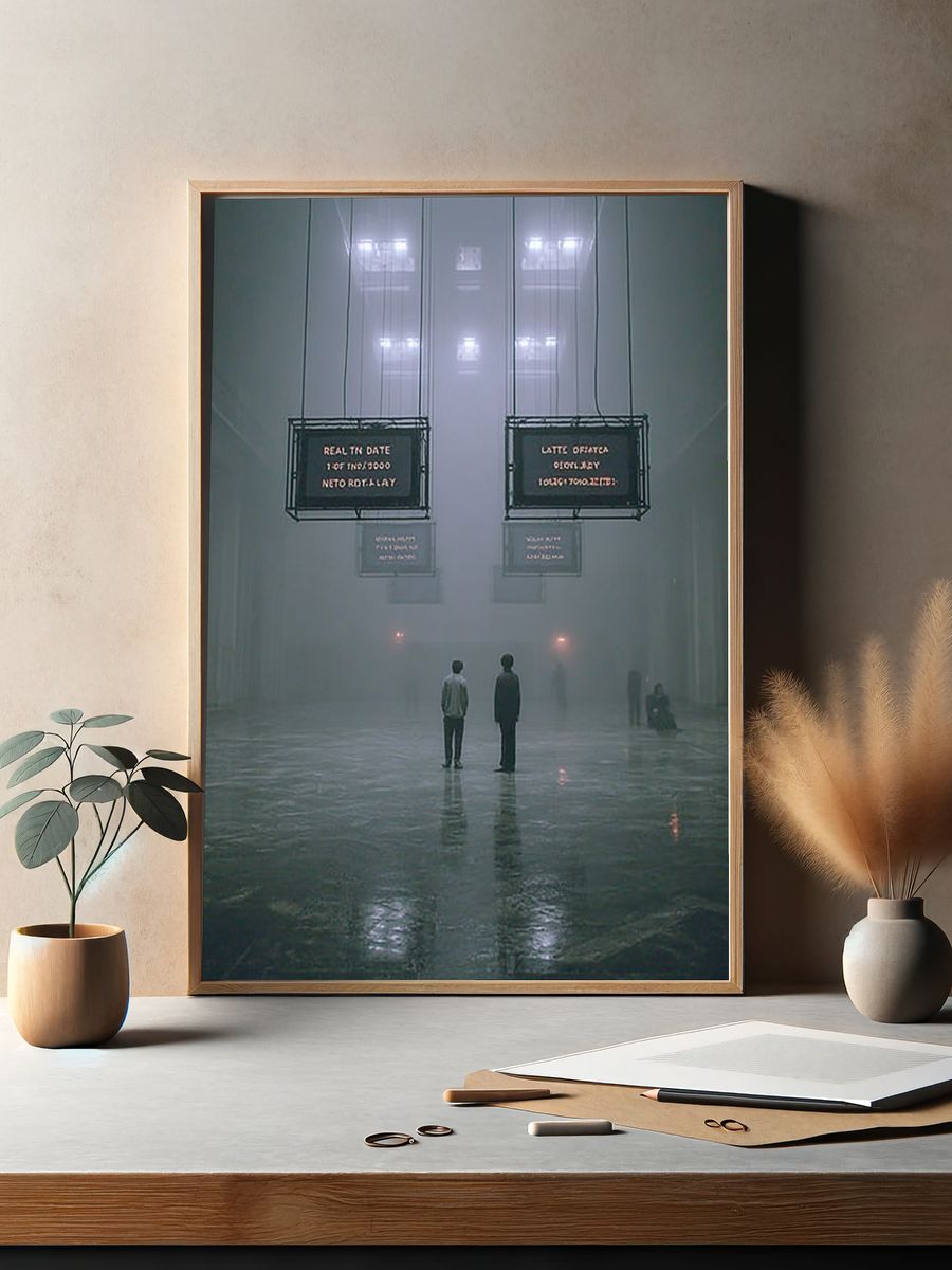 Mysterious Foggy Space — Fine Art Print. — room view 2
