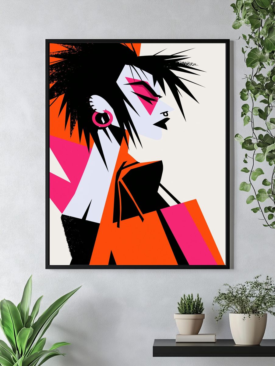 Pop Art Portrait Poster. — room view 4