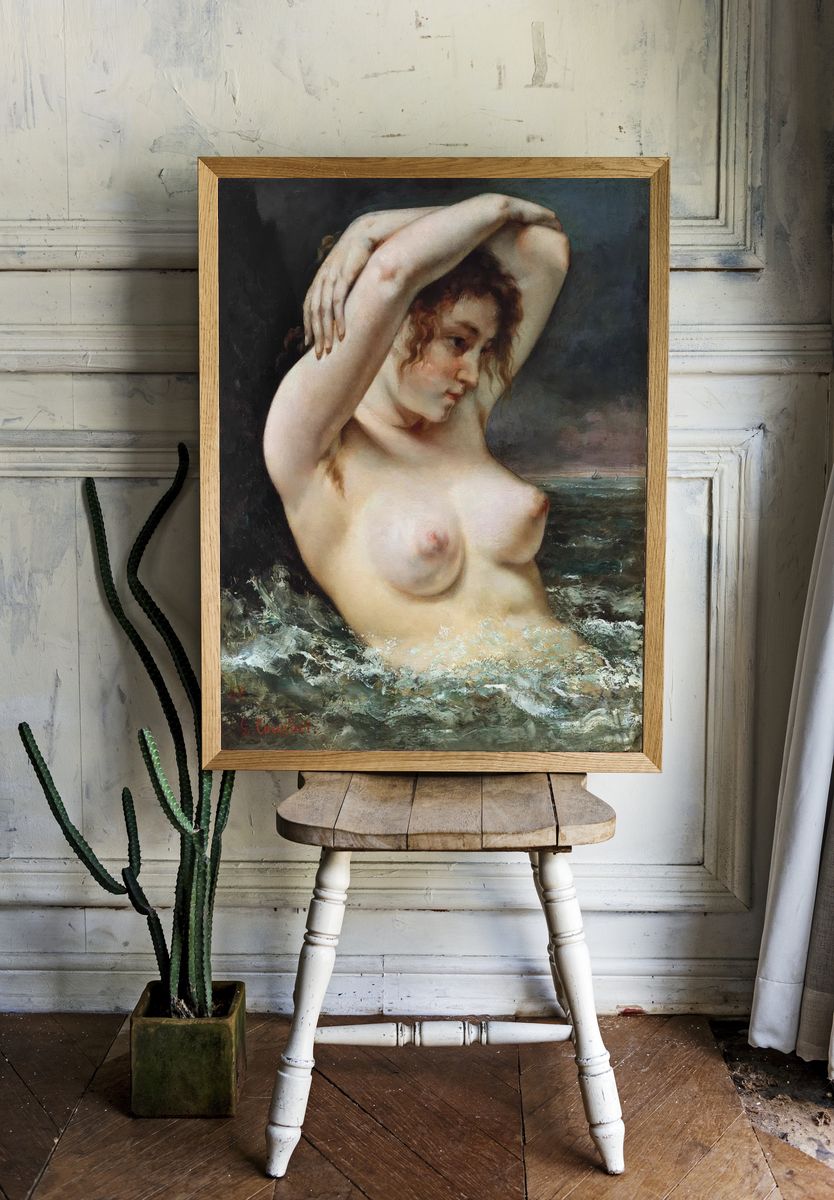 Naked woman showing her breasts room preview