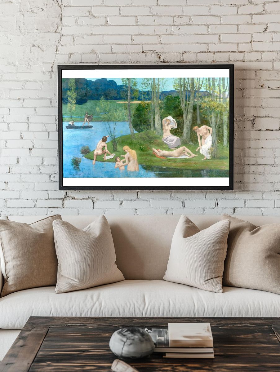 Naked women. Summer (1891) painting. room preview