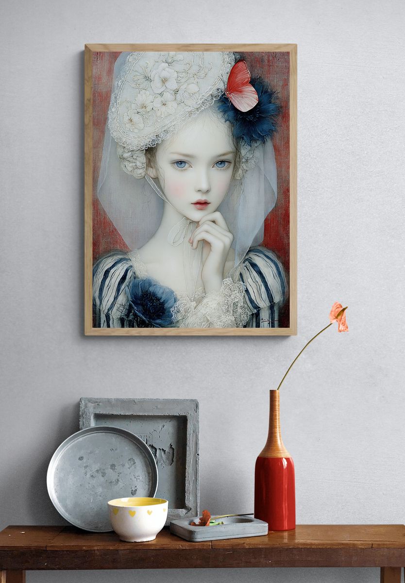 Dreamlike Portrait Fine-Art Print. — room view 3