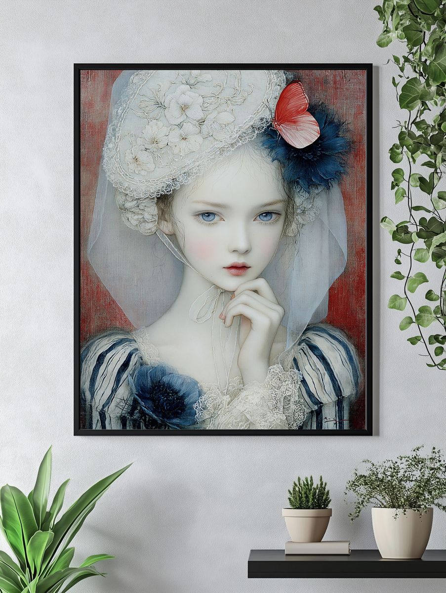 Dreamlike Portrait Fine-Art Print. — room view 4