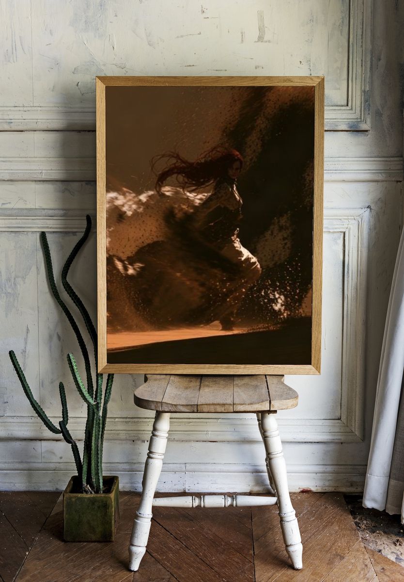 Desert Dancer — Fine-Art Print. — room view 1