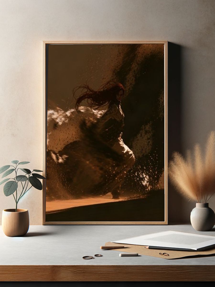 Desert Dancer — Fine-Art Print. — room view 2