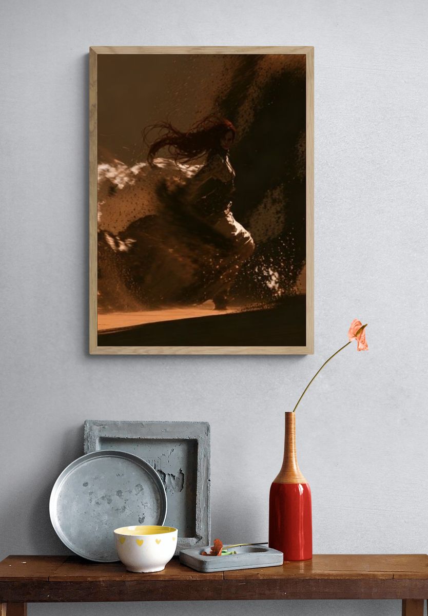 Desert Dancer — Fine-Art Print. — room view 3