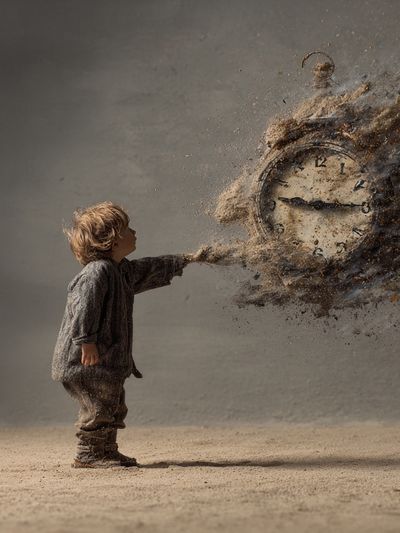 Time Dust Surrealism Print. poster print