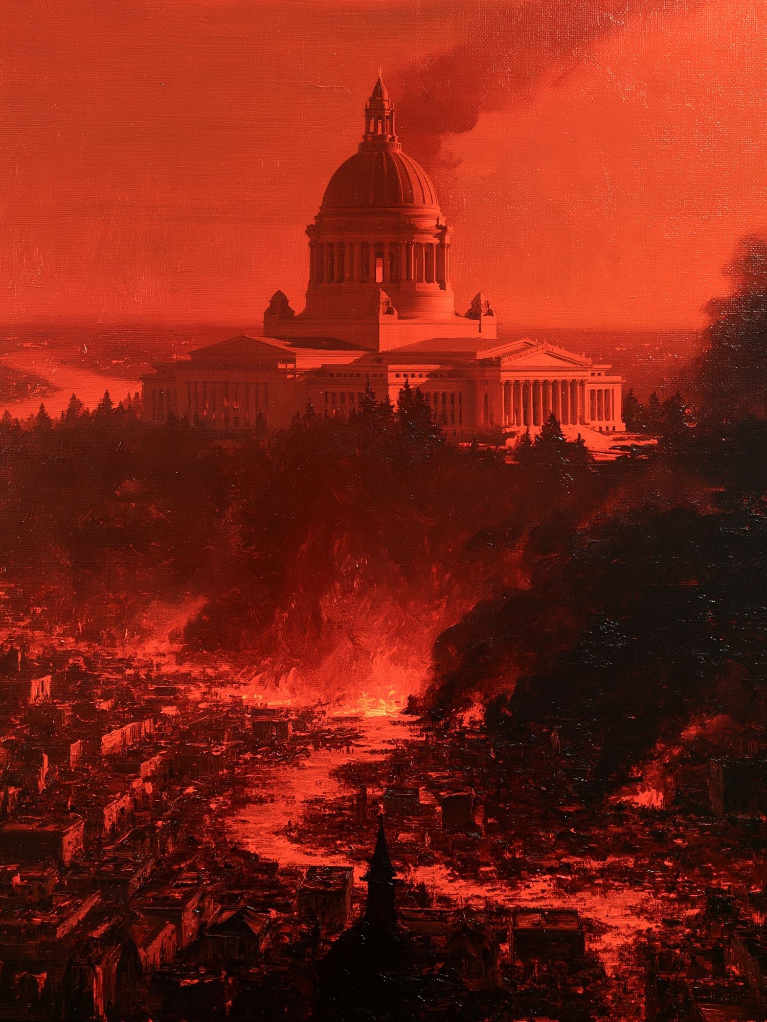Capitol Inferno — Fine-Art Print. poster detail