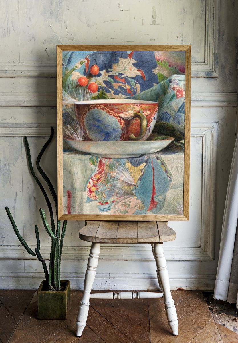 Still Life Tea Cup (1876). — room view 1