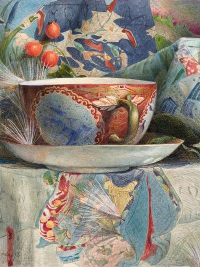 Still Life Tea Cup (1876). poster print