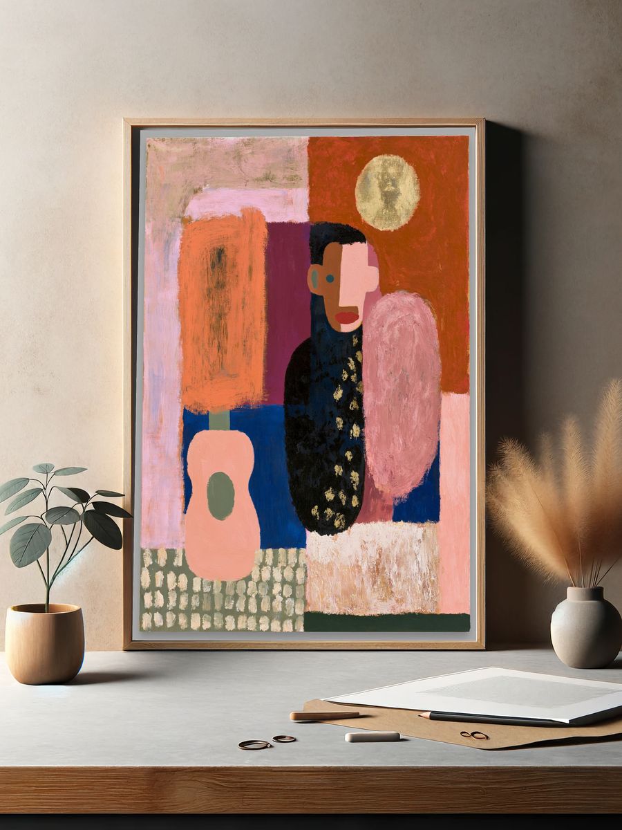 Abstract Figure Composition Poster. — room view 2