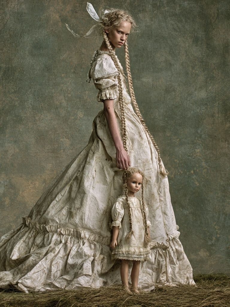 Surreal Doll Portrait Print. poster detail