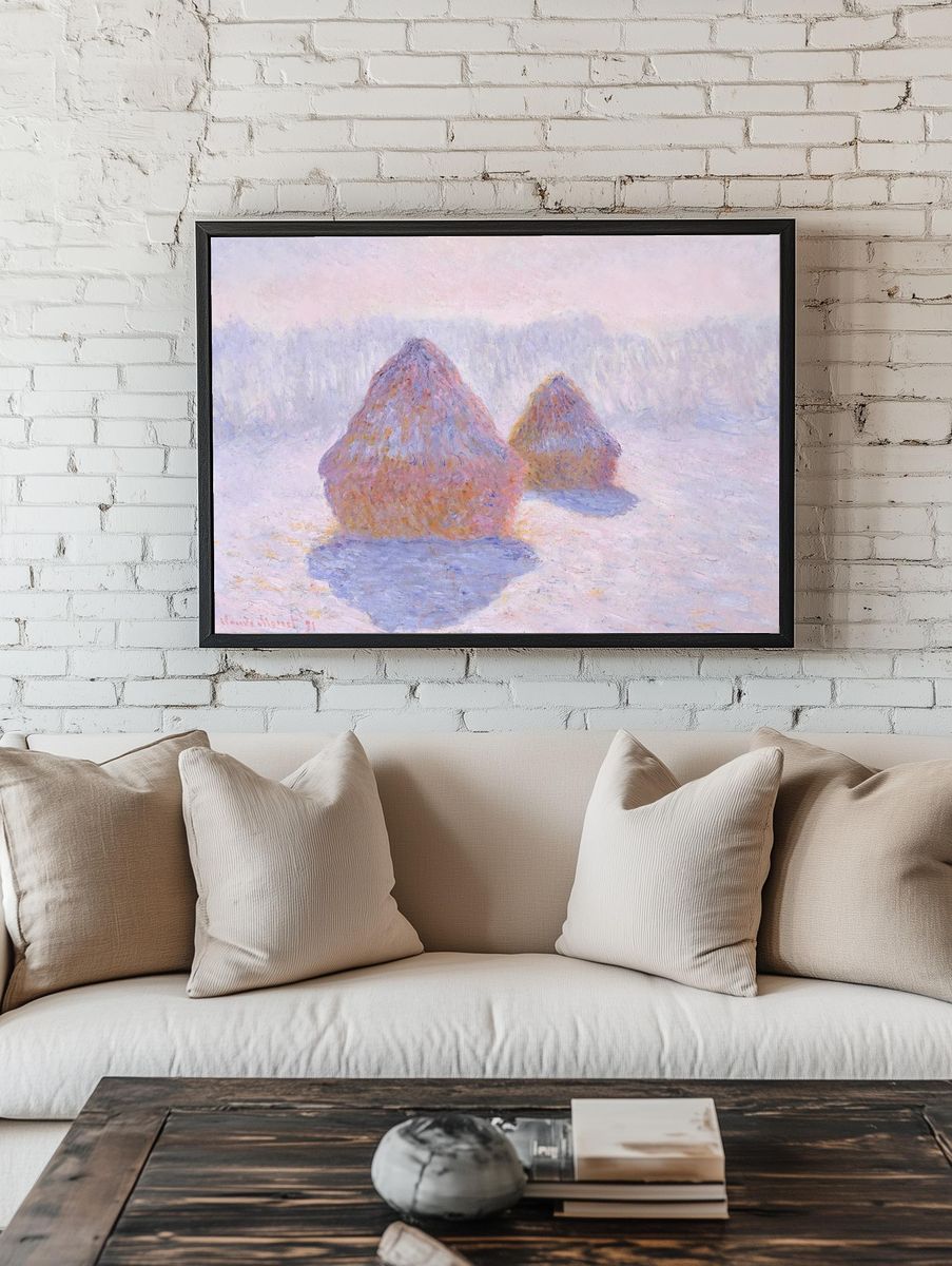 Haystacks (Effect Snow Sun) (1891). — room view 1